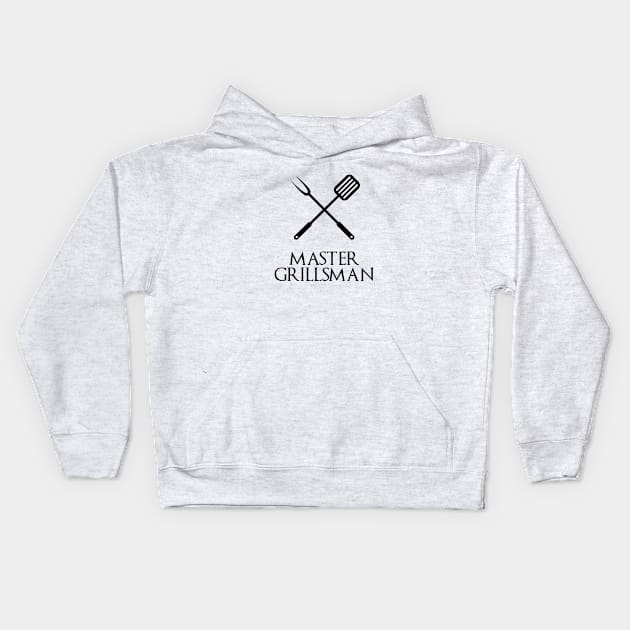 master grillsman Kids Hoodie by thehollowpoint